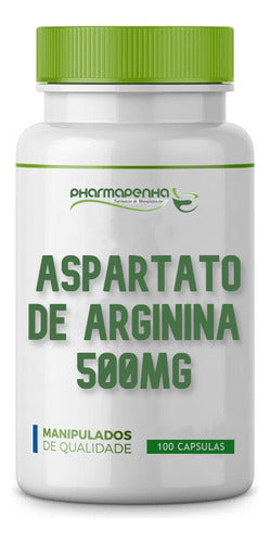 Aspartato De L-arginina 500mg 100 Cápsulas